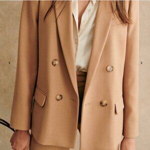 Sezane Christie Blazer - NWT Camel Size 40 (US 8)